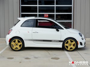 FIAT 500 Custom Wheels - KUHLFX - Forged - Pista - Gloss Gold - Set of 4 - 17" FIAT 500 Custom Wheels - KUHLFX - Forged - Pista - Gloss Gold - Set of 4 - 17"